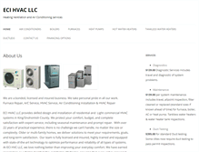 Tablet Screenshot of ecihvacllc.com